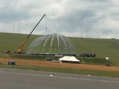 Quiet outside Mandela's Qunu home