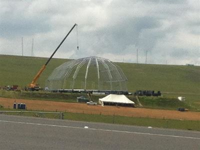 Quiet outside Mandela's Qunu home