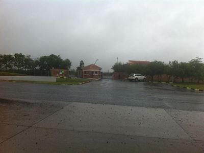 Memorial viewing rained on