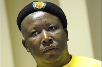 Malema arrives to view Mandela's body