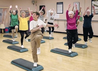 Taking up exercise in your 60s