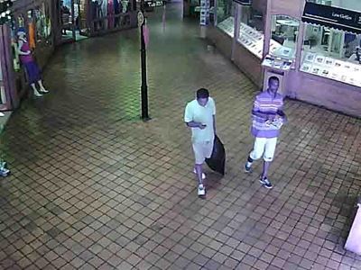 Alleged thief caught on camera