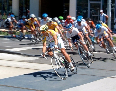 Cyclist dies after race crash
