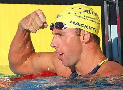 Former swimming great Hackett in rehab