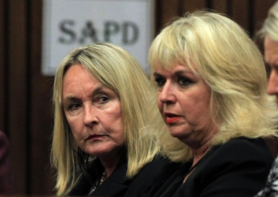 Steenkamp family wearing black
