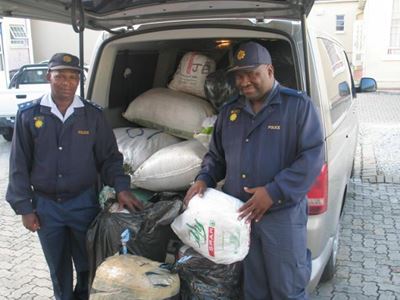 2 arrested for dagga worth almost R1 million