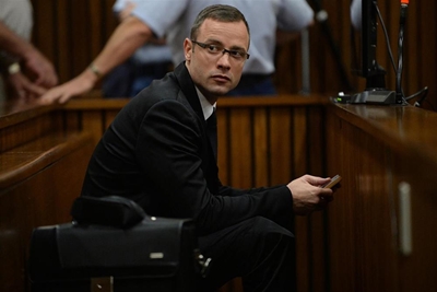 Gun handled at Steenkamp shooting scene
