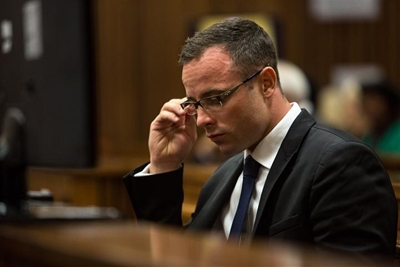 June Steenkamp leaves court as pictures shown