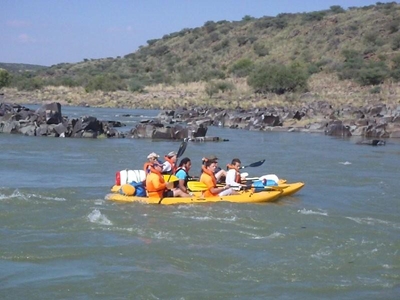 Montessori learners tackle the Orange River