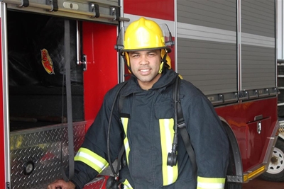 Local firefighter to defend his title