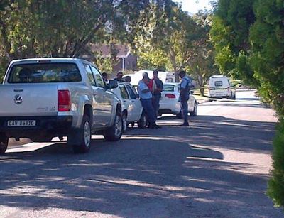 Man shot through windscreen