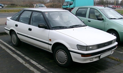 Pasop, Toyota Corolla-bestuurders