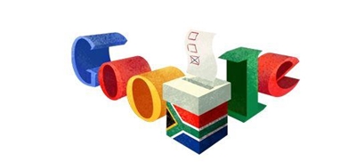 Google Doodle marks SA election