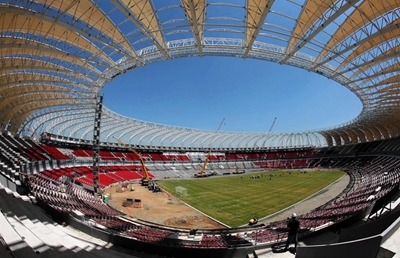 Brazil holds final stadium test for World Cup