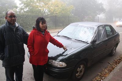 Family survives freak accident