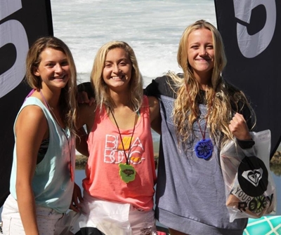 Junior surfers rake in the cash