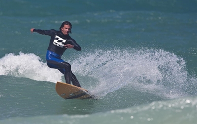 University surfing tournament at Vic Bay