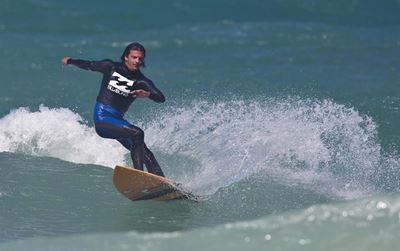 University surfing tournament at Vic Bay
