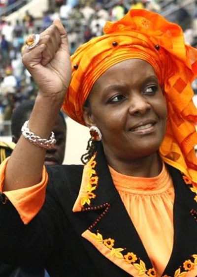 Mugabe's wife joins fray over Zimbabwe succession