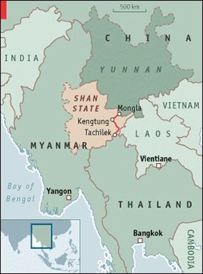 Myanmar seizes drugs worth $7.3m buried in 'Golden Triangle'