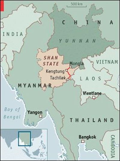 Myanmar seizes drugs worth $7.3m buried in 'Golden Triangle'