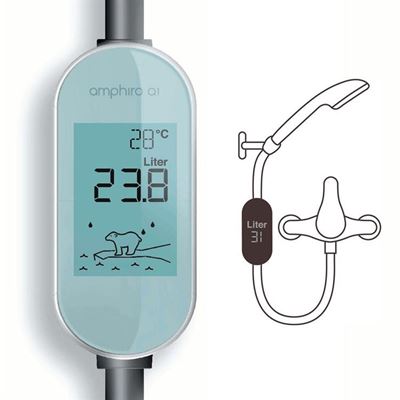 Metering device helps shame heavy shower users to stop