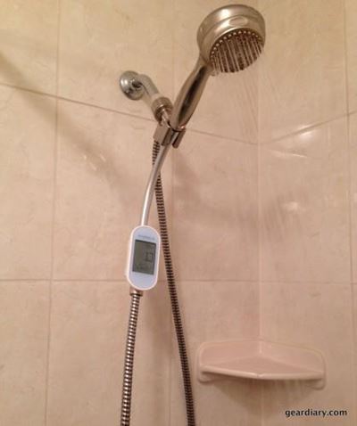 Metering device helps shame heavy shower users to stop