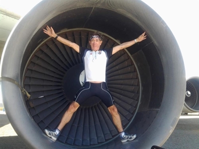 On a plane for a month