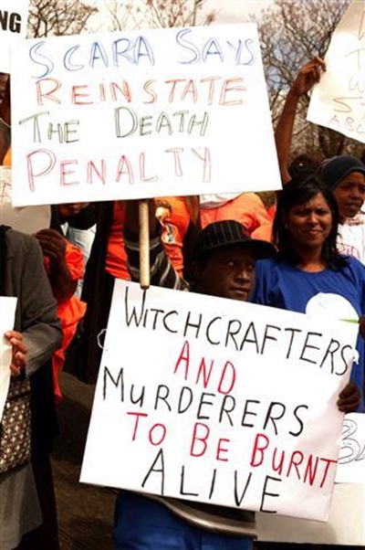 Protests at headless court appearance