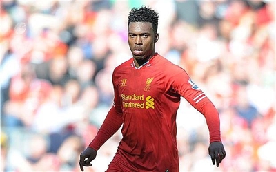 Liverpool striker Sturridge out for up to three weeks