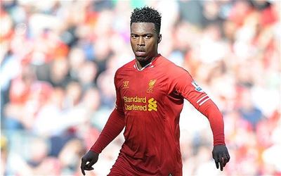 Liverpool striker Sturridge out for up to three weeks