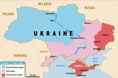 Ukraine village hopes for chance to rebuild