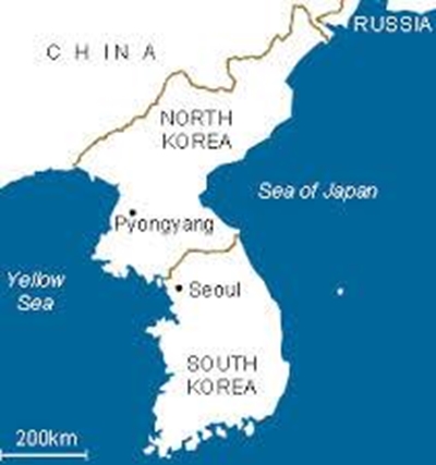 S. Korea detains American trying to swim to N. Korea