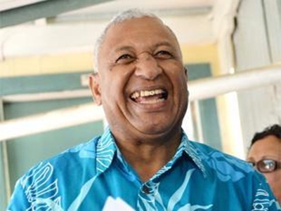Bainimarama sworn in as Fiji prime minister after post-coup election
