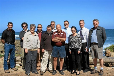 Minister Bredell besoek Jongensfontein