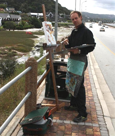 Famous artist back in Knysna
