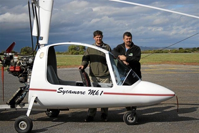 Locals creating new gyroplane design