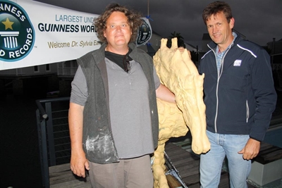 Giant seahorse unveiled