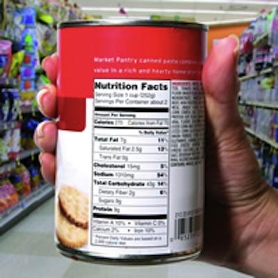 Always judge food by its label
