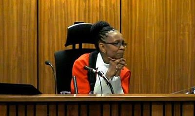 Judge Masipa arrives in court