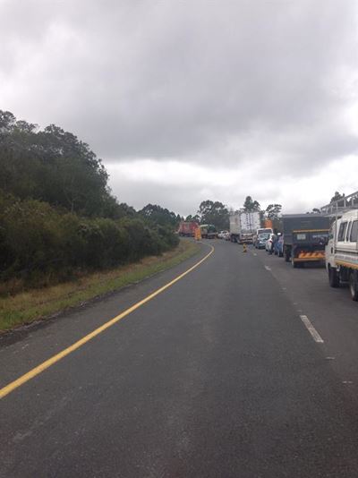 Accident on N2