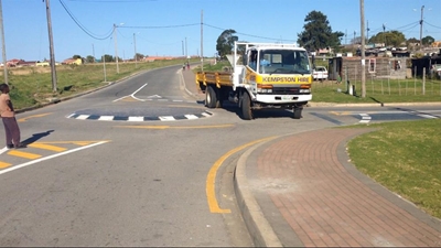 Mini-circles to calm traffic