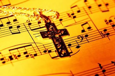 Kerk vier 15de jaar met feesprogram