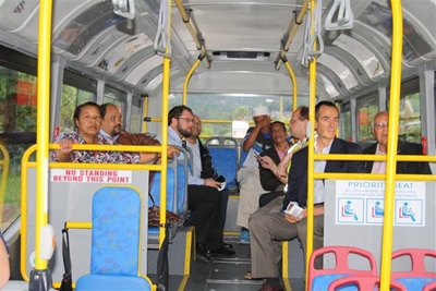 Passengers' first GO GEORGE experience