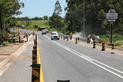 Blanco bridge open for traffic