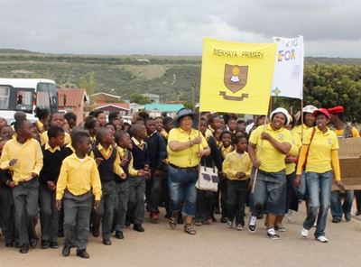 Protest march against bail