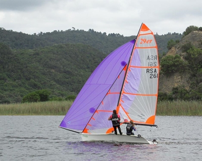 Large fleet participated in New Years Regatta