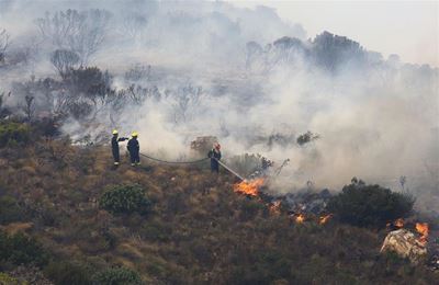 Cape Town fire under control