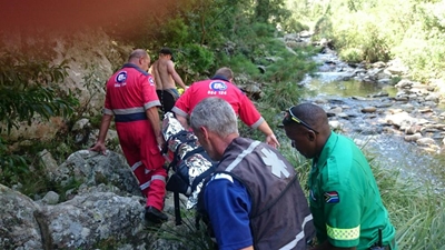 Woman injured in Saasveld kloofing accident