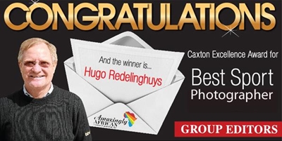 Caxton award for George Herald sport editor